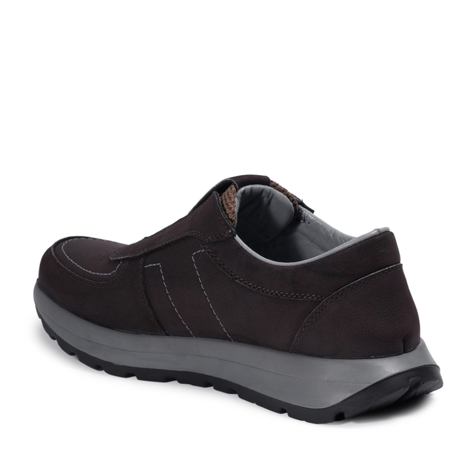 Zeytuk Kahverengi Sneakers Nubuk Erkek Ayakkabı