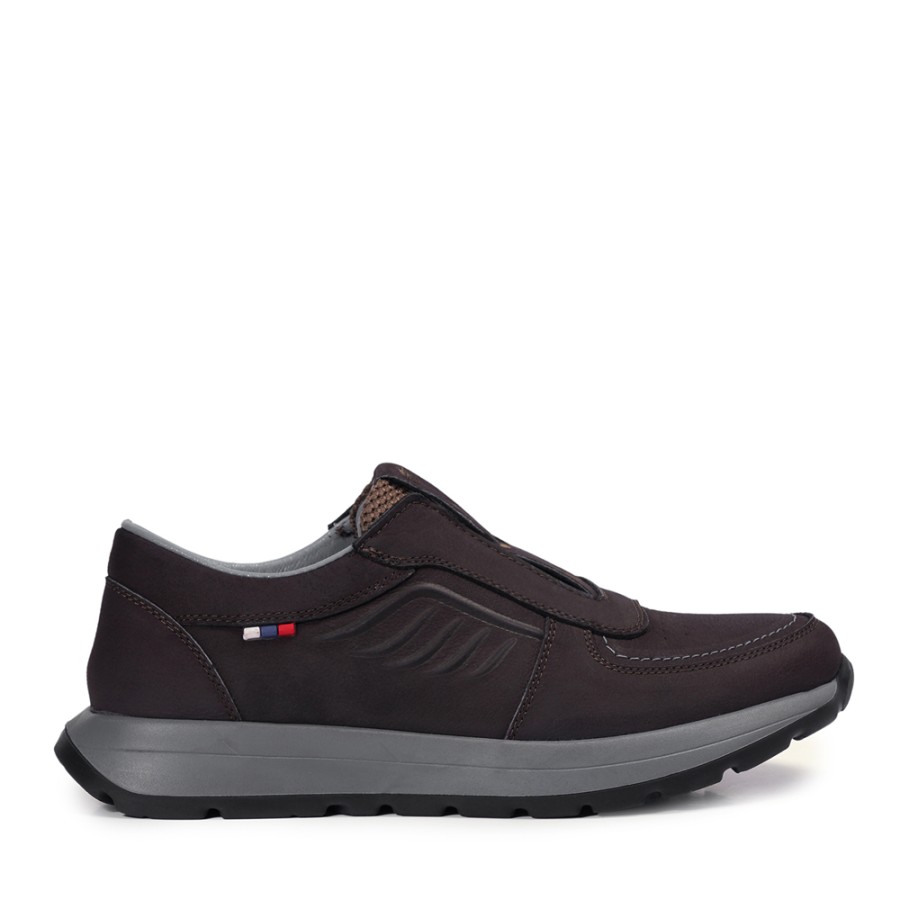 Zeytuk Kahverengi Sneakers Nubuk Erkek Ayakkabı