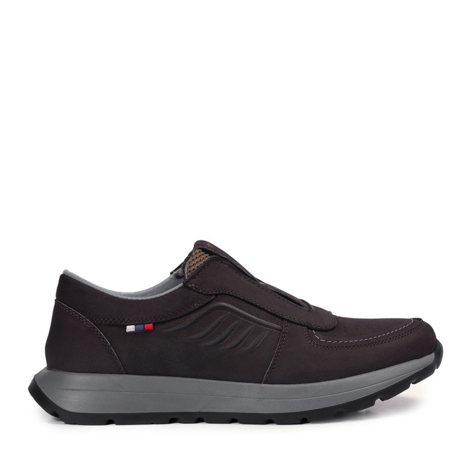 Zeytuk Kahverengi Sneakers Nubuk Erkek Ayakkabı