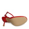 Zeytuk Kırmızı Topuklu Rugan Deri Kadın Ayakkabı