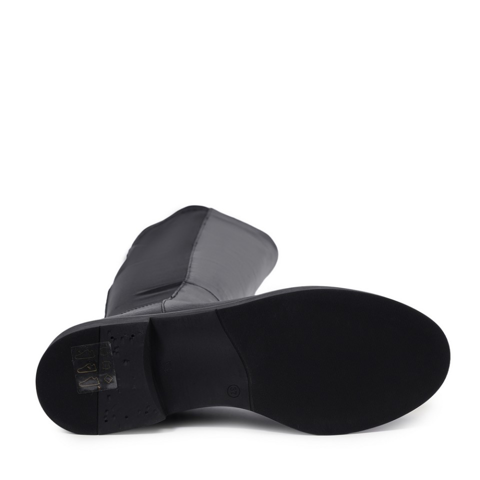 Zeytuk Klasik Hakiki Deri Siyah Kadın Çizme