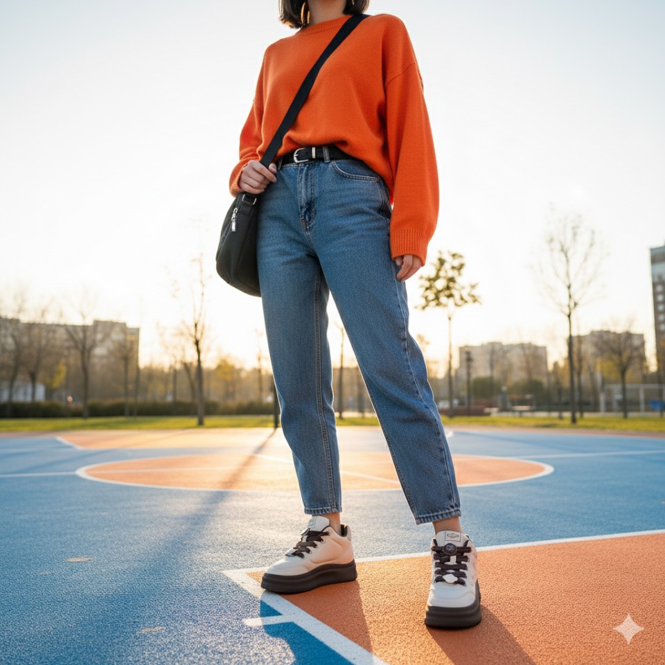 Zeytuk krem Casual Vegan Kadın Ayakkabı