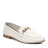 Zeytuk Krem Loafer Hakiki Deri Kadın Ayakkabı