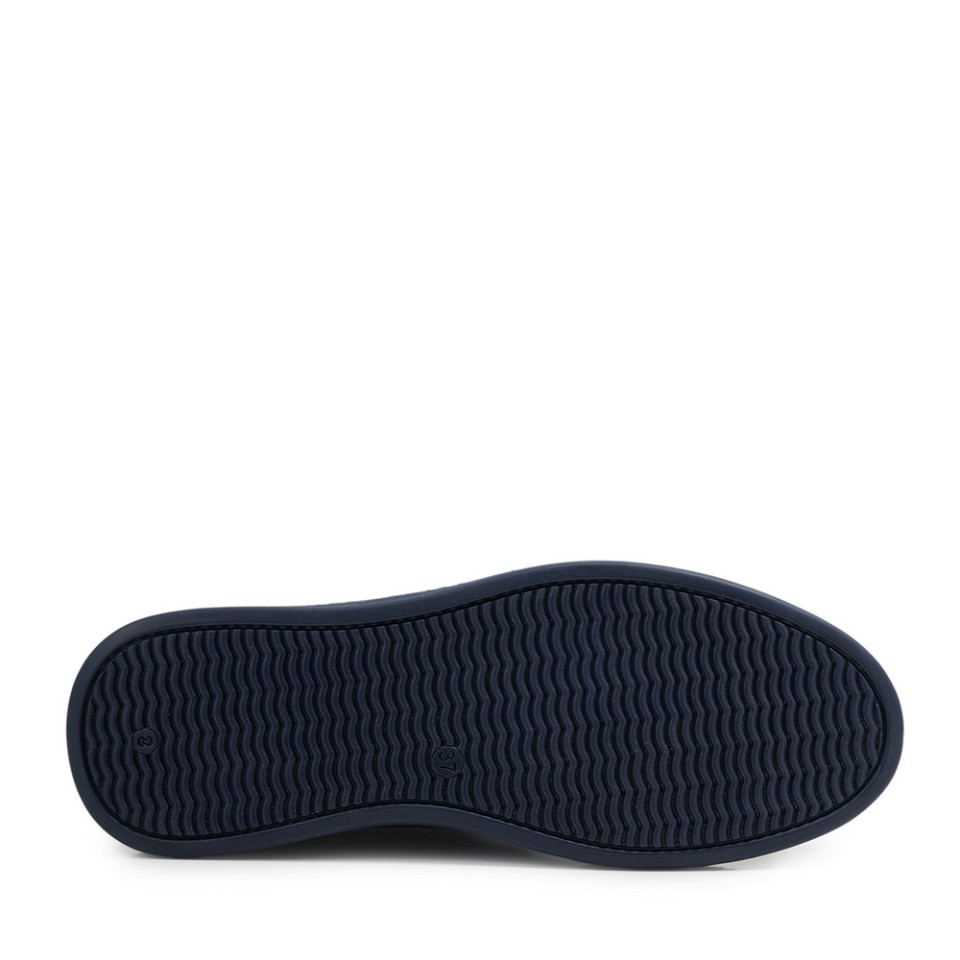 Zeytuk Lacivert Casual Deri Kadın Ayakkabı