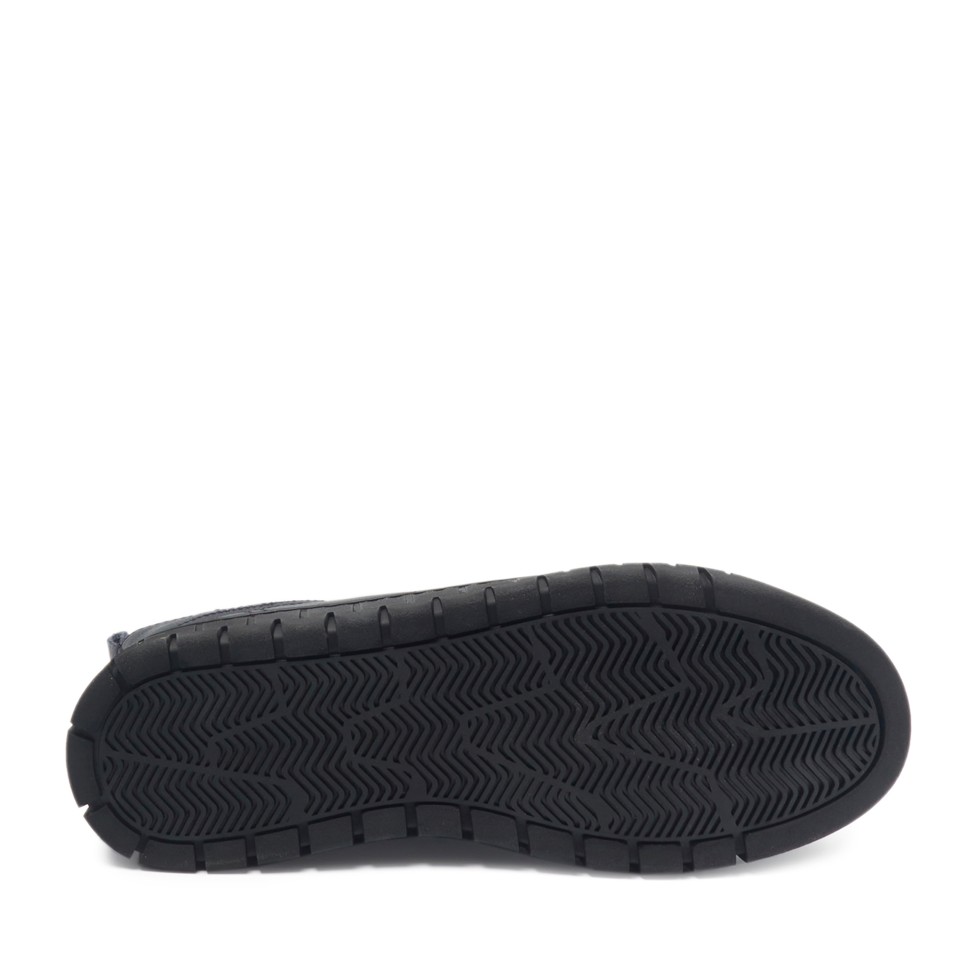 Zeytuk Lacivert Hakiki Deri Casual Erkek Bot