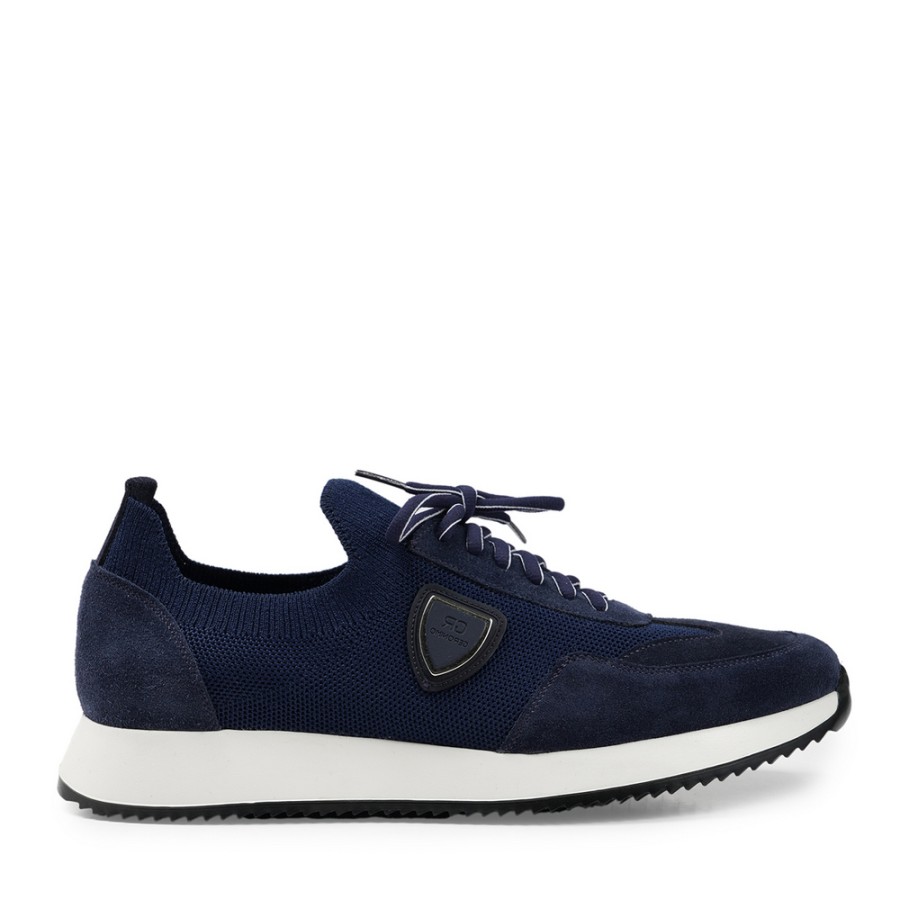 Zeytuk Lacivert Sneakers Tekstil-Süet Erkek Ayakkabı
