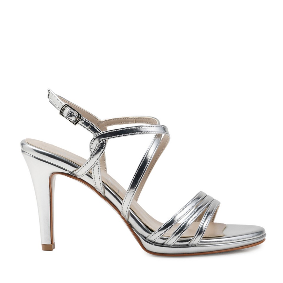 Zeytuk Lame Abiye Deri Kadın Ayakkabı 