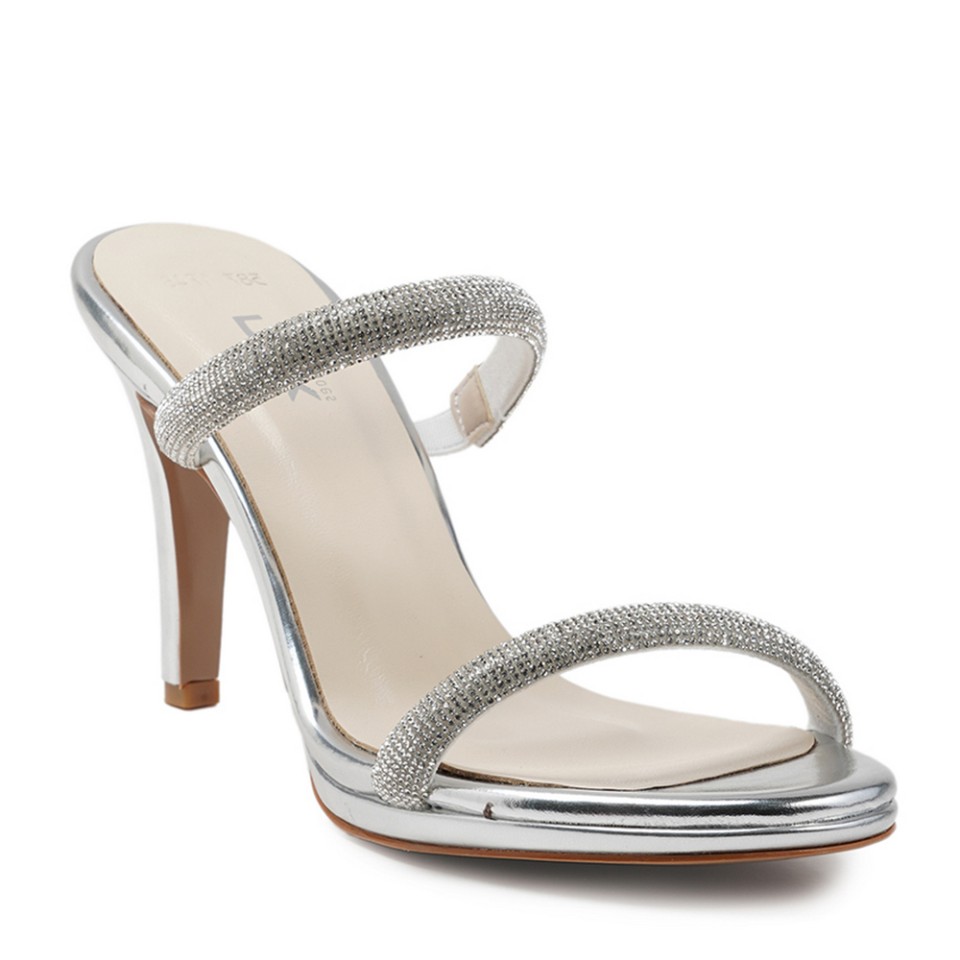 Zeytuk Lame Abiye Deri Kadın Terlik