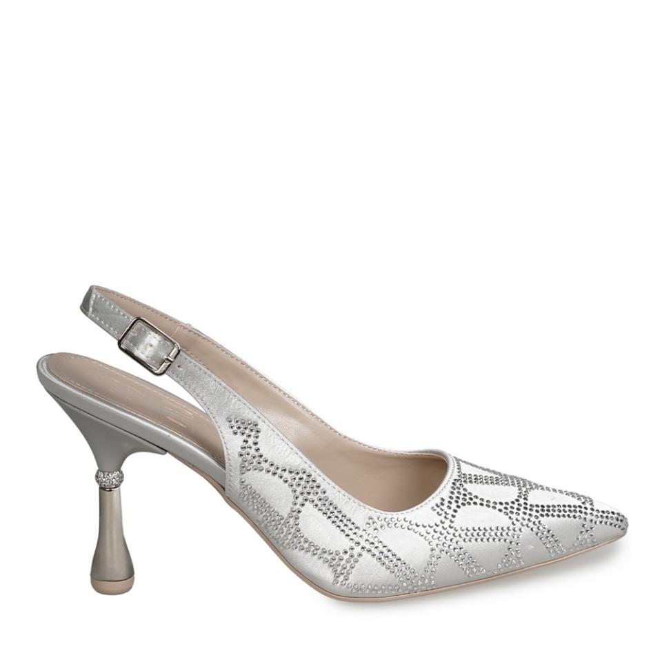 Zeytuk Lame Abiye Tekstil Kadın Ayakkabı