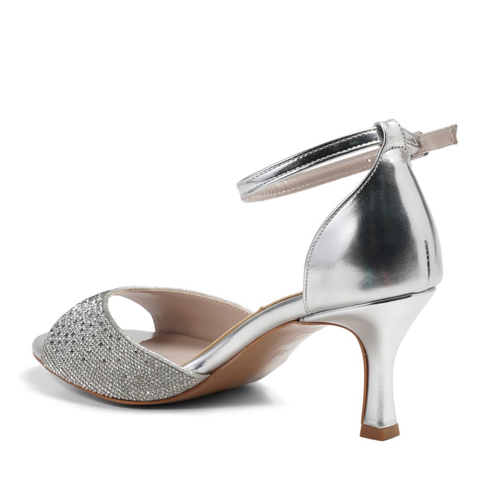 Zeytuk Lame Abiye Tekstil Kadın Ayakkabı