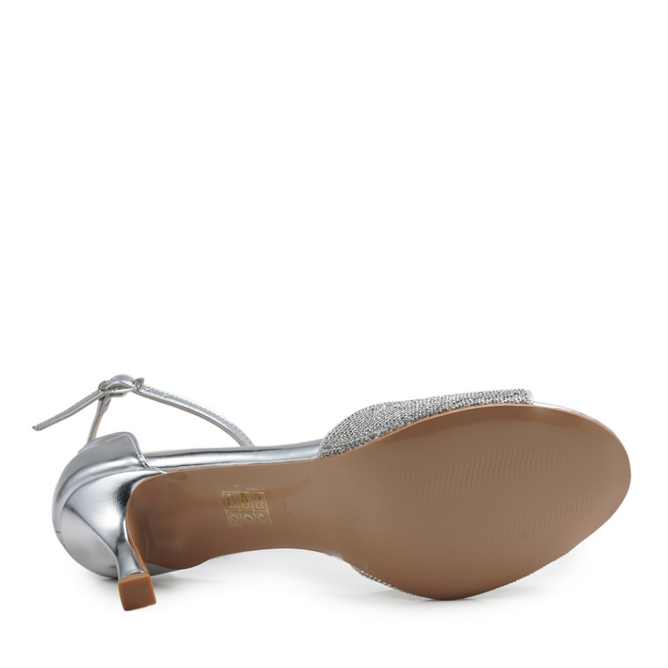 Zeytuk Lame Abiye Tekstil Kadın Ayakkabı