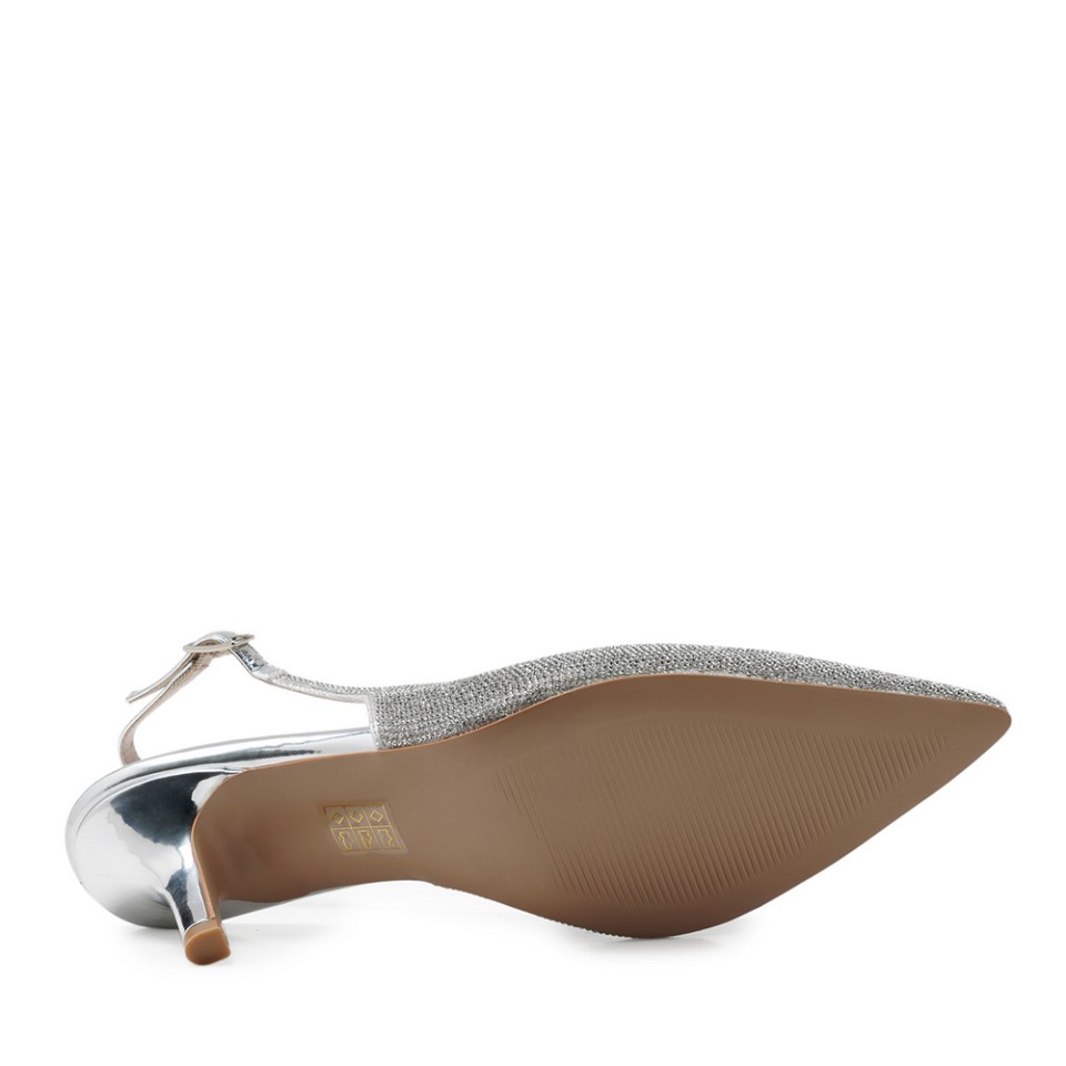 Zeytuk Lame Abiye Tekstil Kadın Ayakkabı