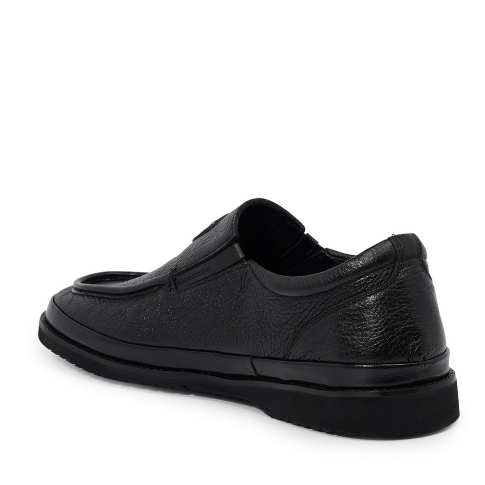 Zeytuk Loafer Hakiki Deri Siyah Erkek Ayakkabı