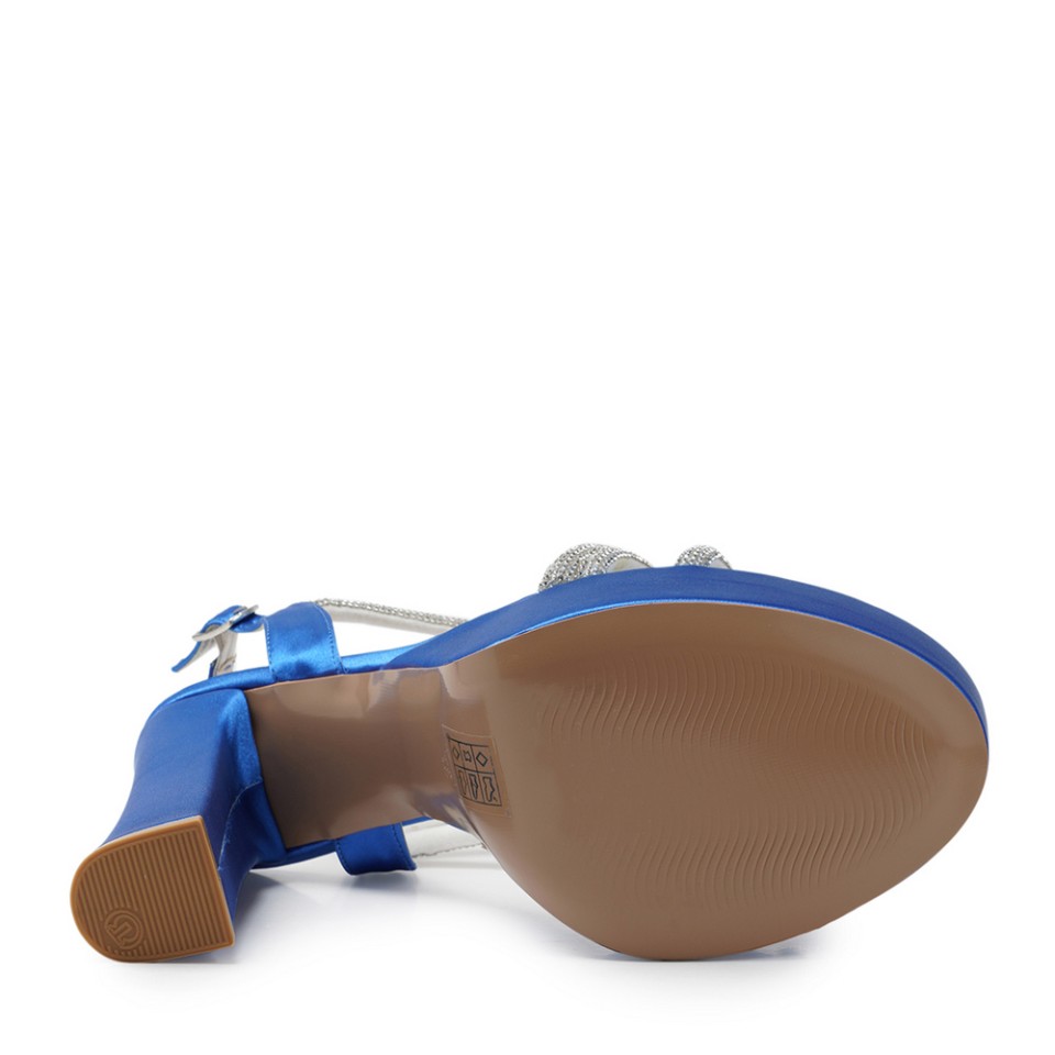 Zeytuk Mavi Abiye Tekstil Kadın Ayakkabı