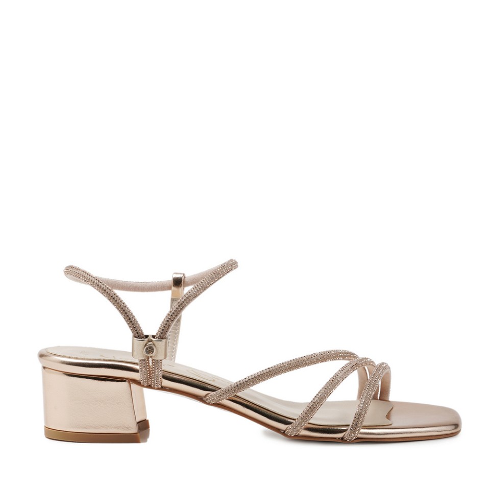 Zeytuk Roz Abiye Deri Kadın Ayakkabı