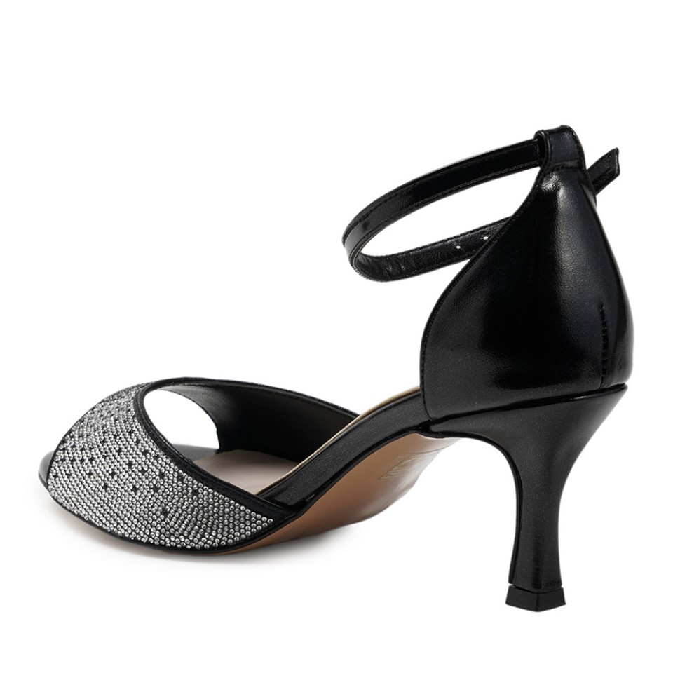 Zeytuk Siyah Abiye Tekstil Kadın Ayakkabı