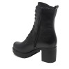 Zeytuk Siyah Casual Deri Kadın Bot