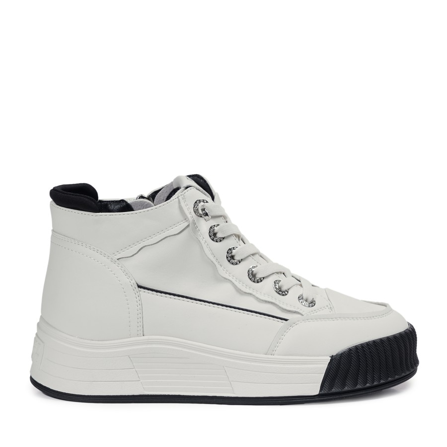 Zeytuk Siyah Casual Hakiki Deri Kadın Ayakkabı