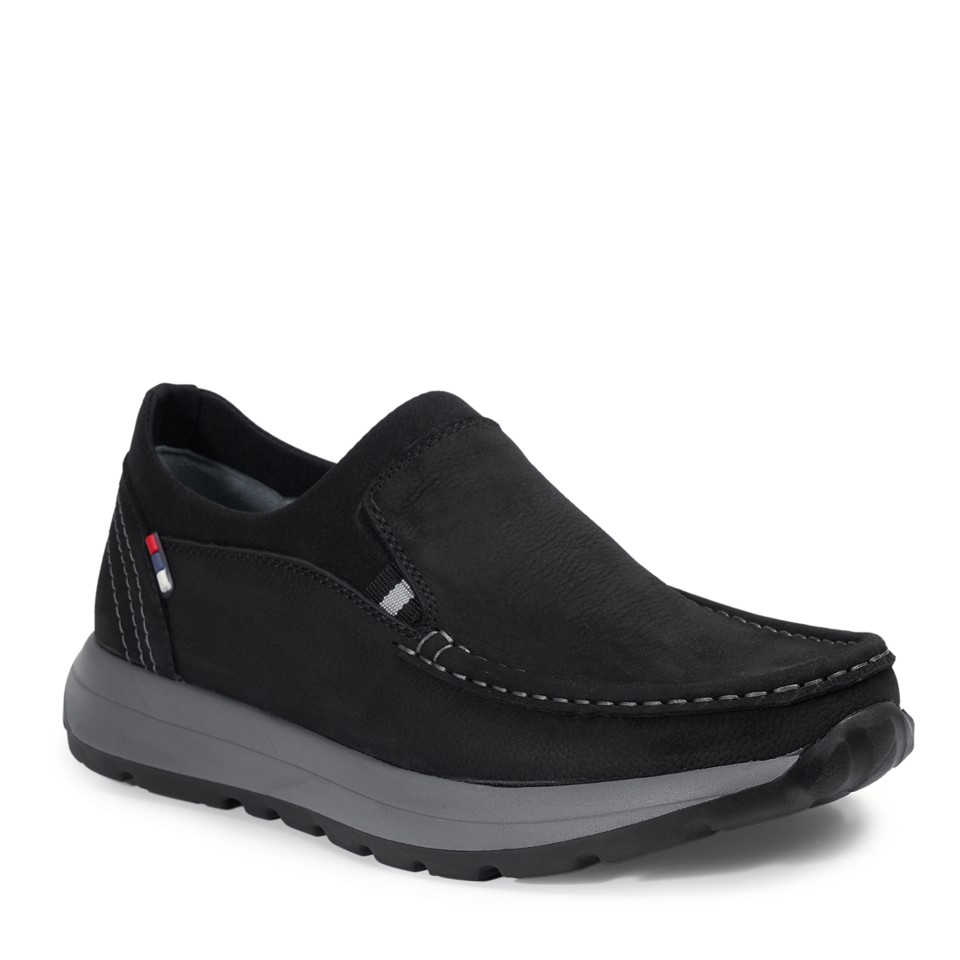 Zeytuk Siyah Casual Nubuk Erkek Ayakkabı