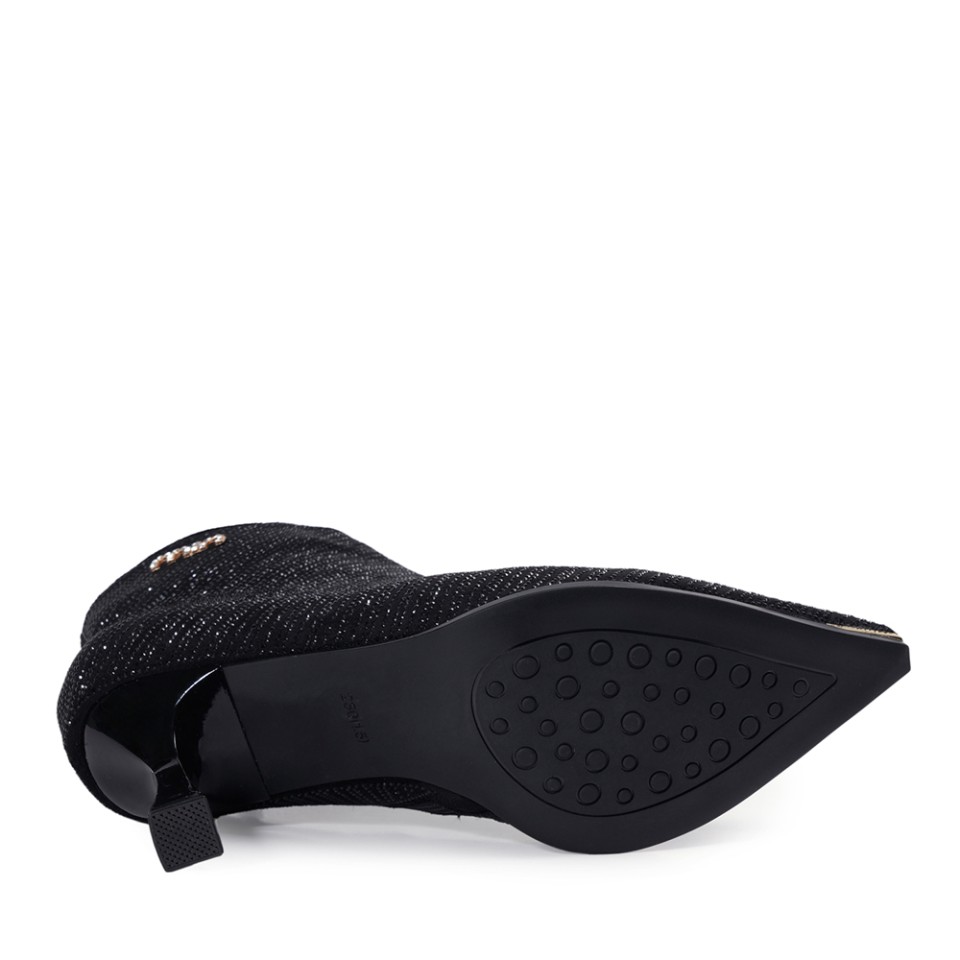 Zeytuk Siyah Casual Süet Kadın Ayakkabı