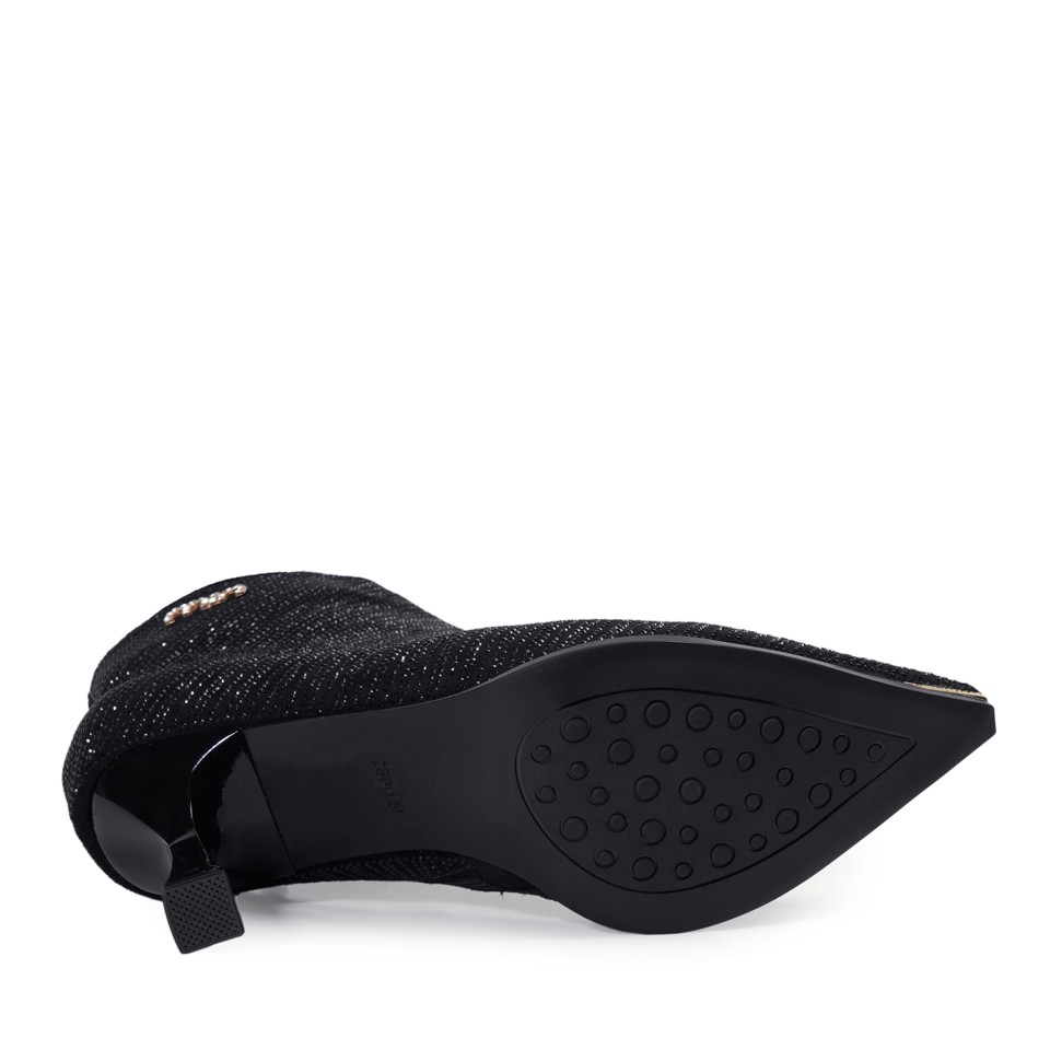 Zeytuk Siyah Casual Süet Kadın Ayakkabı