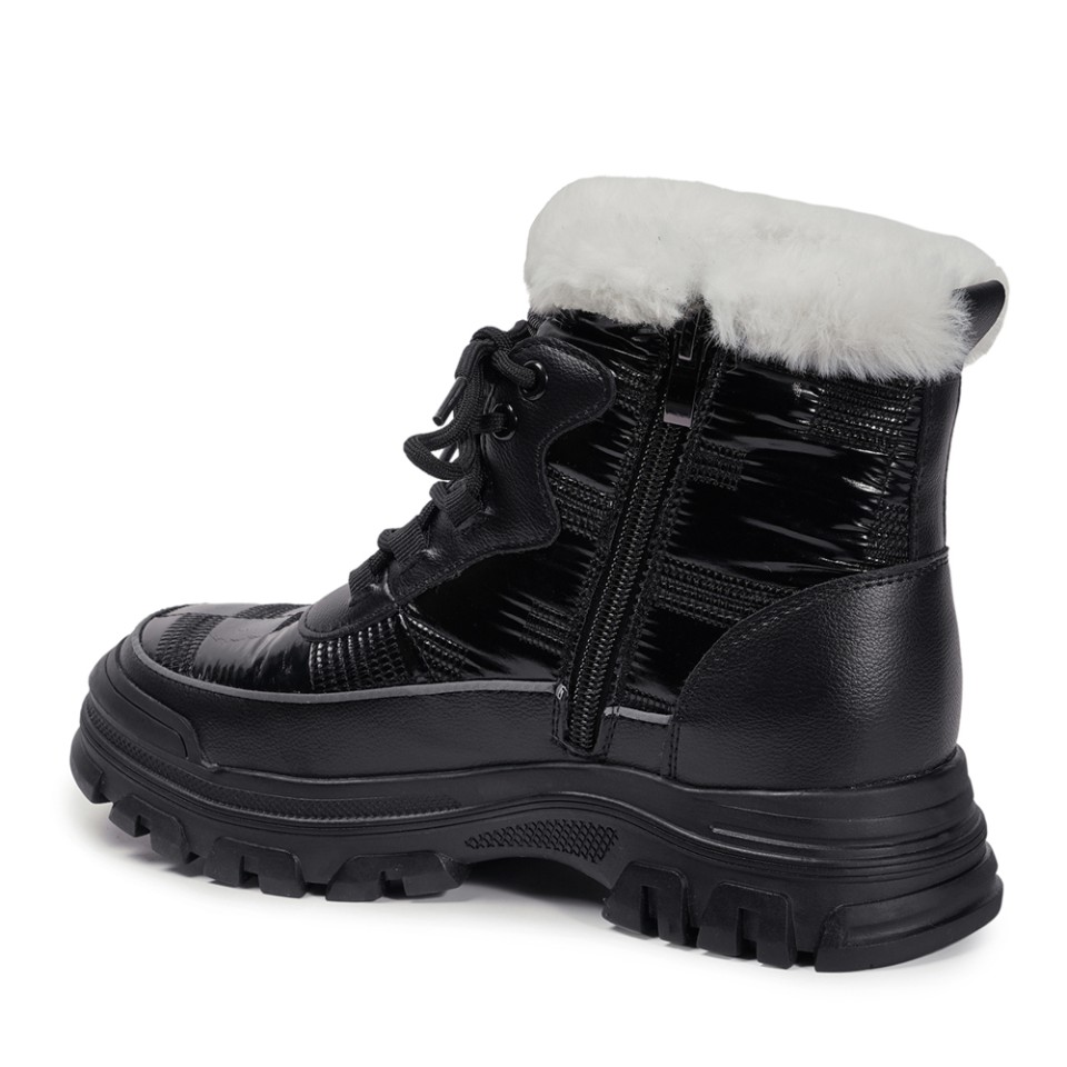 Zeytuk Siyah Casual Tekstil Kadın Bot