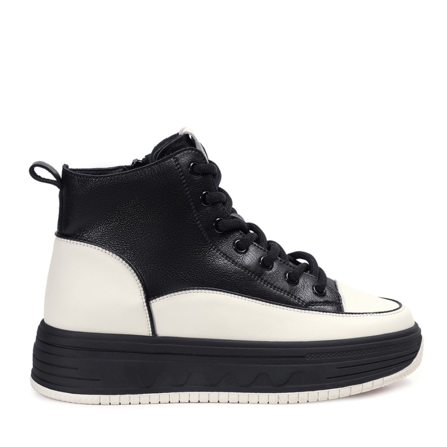 Zeytuk Siyah Casual Vegan Kadın Bot