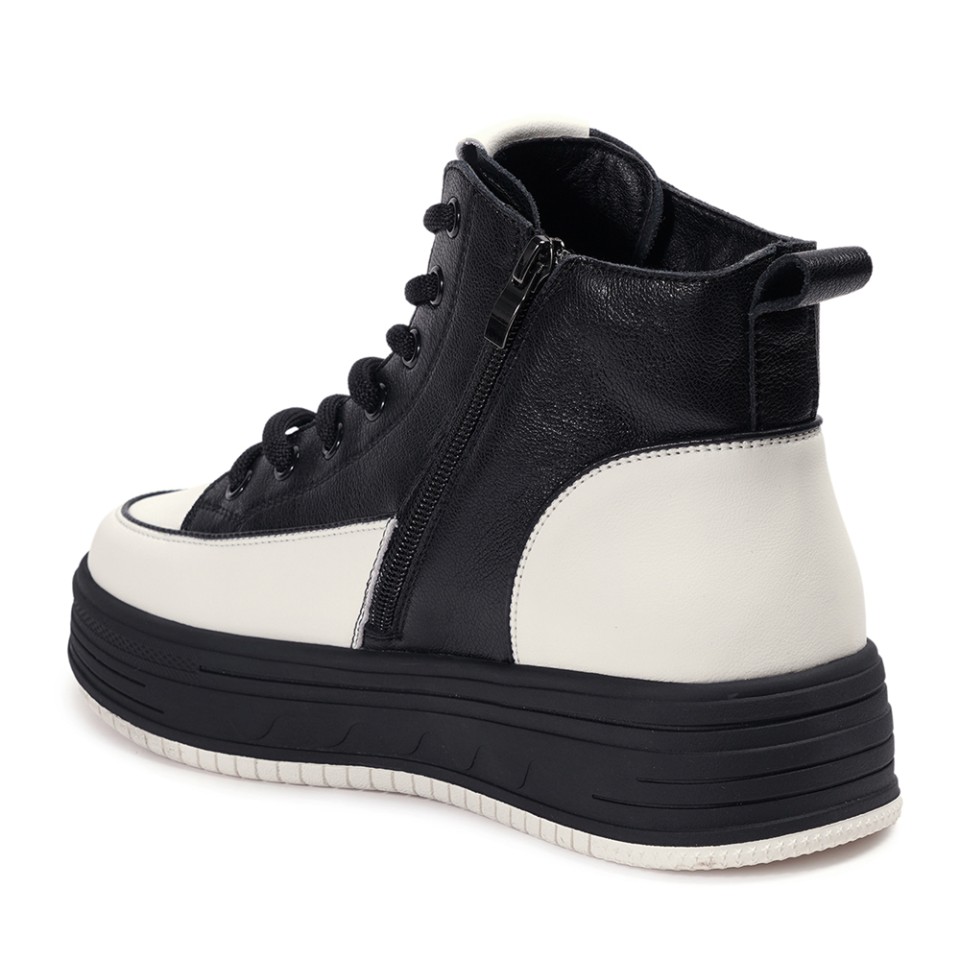 Zeytuk Siyah Casual Vegan Kadın Bot