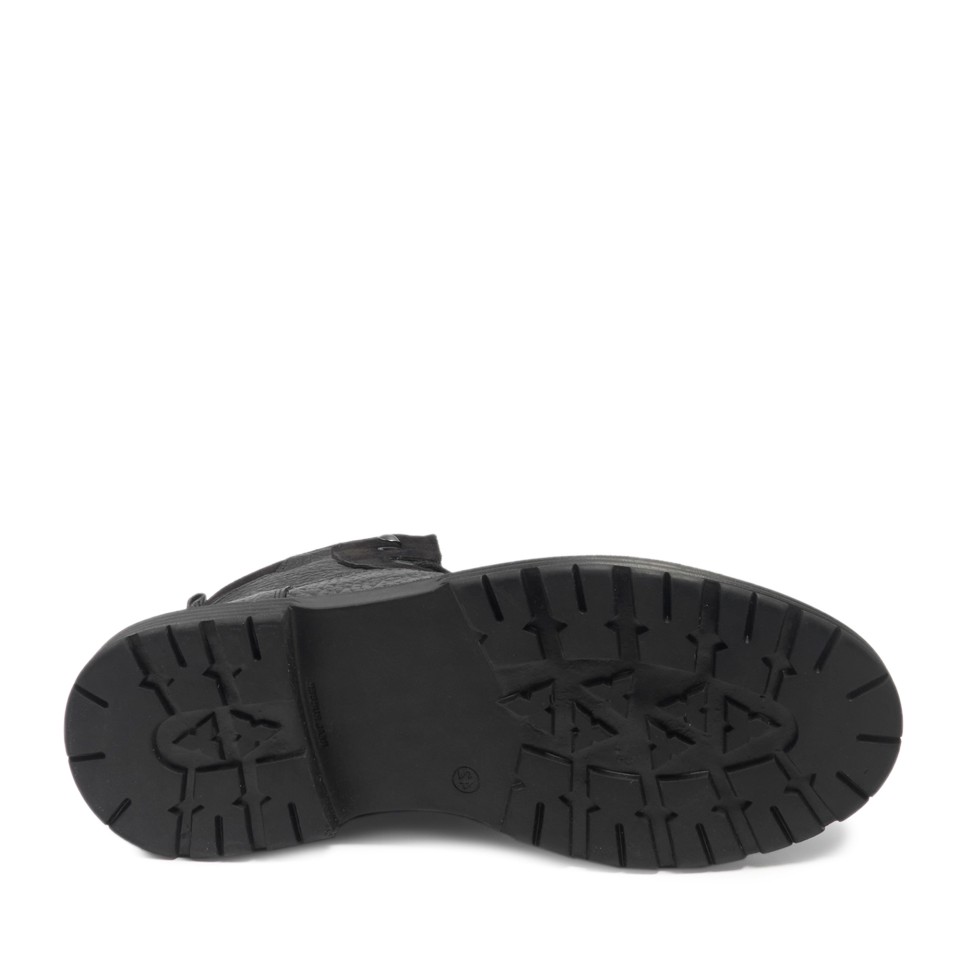 Zeytuk Siyah Hakiki Deri Casual Erkek Bot