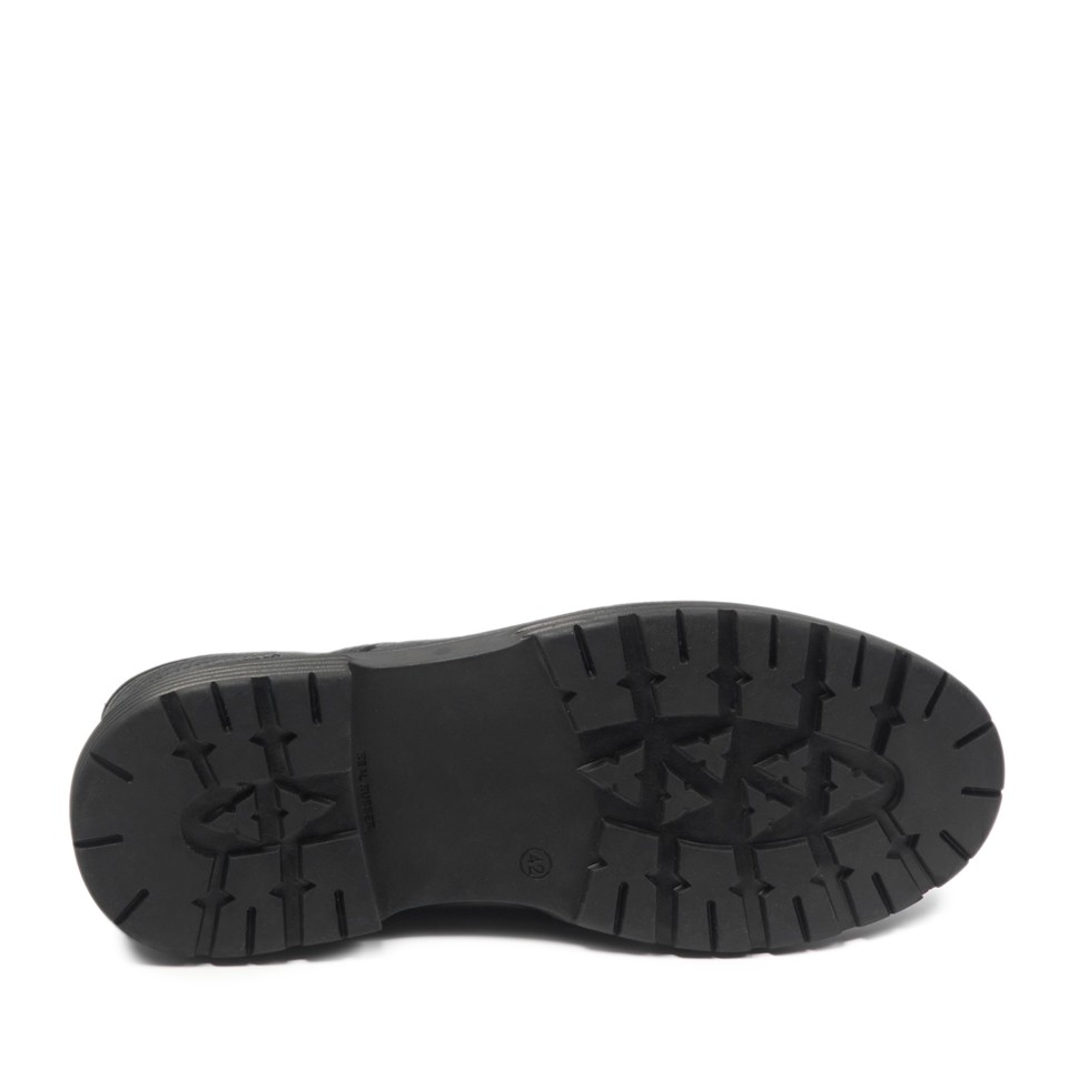 Zeytuk Siyah Hakiki Deri Casual Erkek Bot