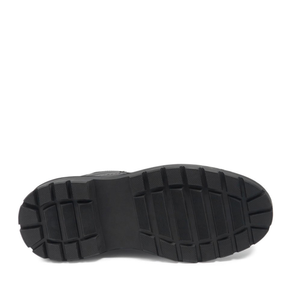 Zeytuk Siyah Hakiki Deri Casual Erkek Bot