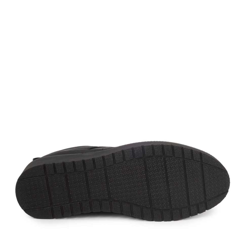 Zeytuk Siyah Hakiki Deri Casual Kadın Ayakkabı