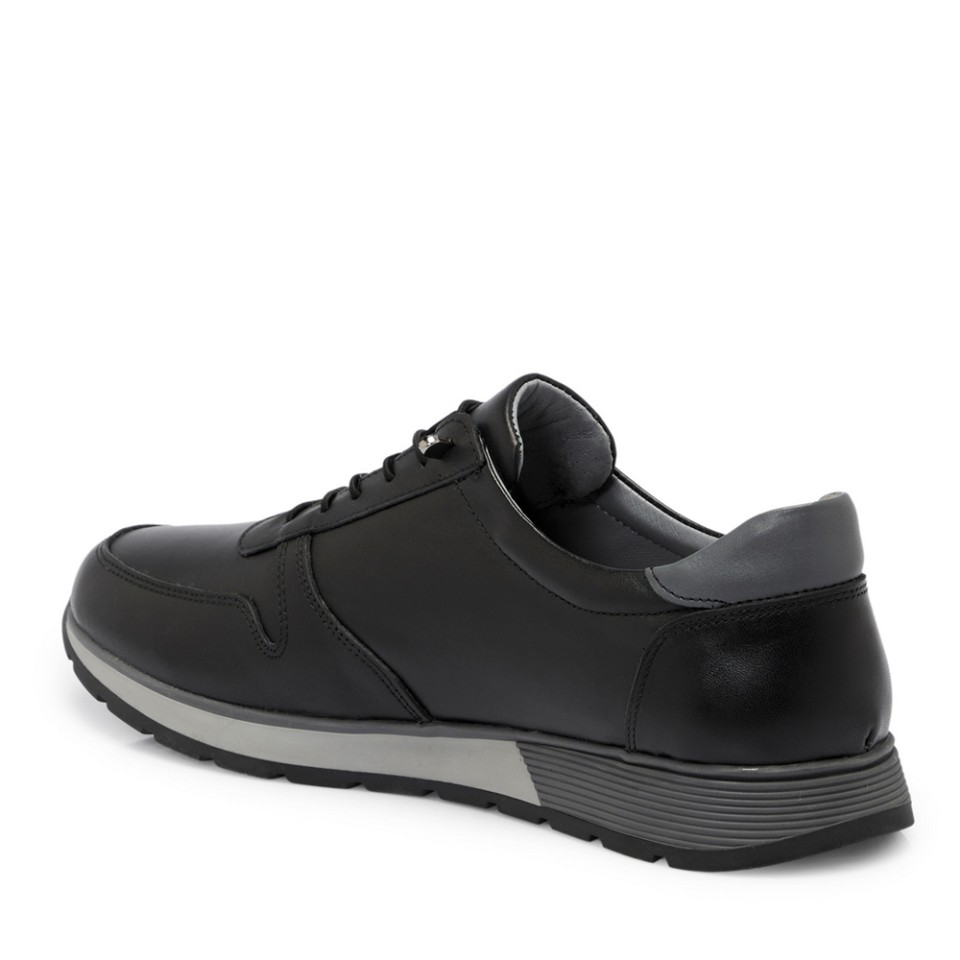 Zeytuk Siyah Hakiki Deri Erkek Ayakkabı