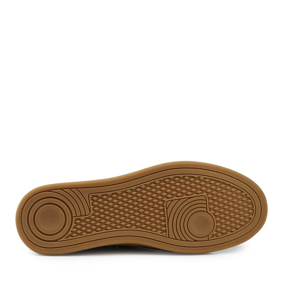 Zeytuk Siyah Hakiki Deri Erkek Sneakers  