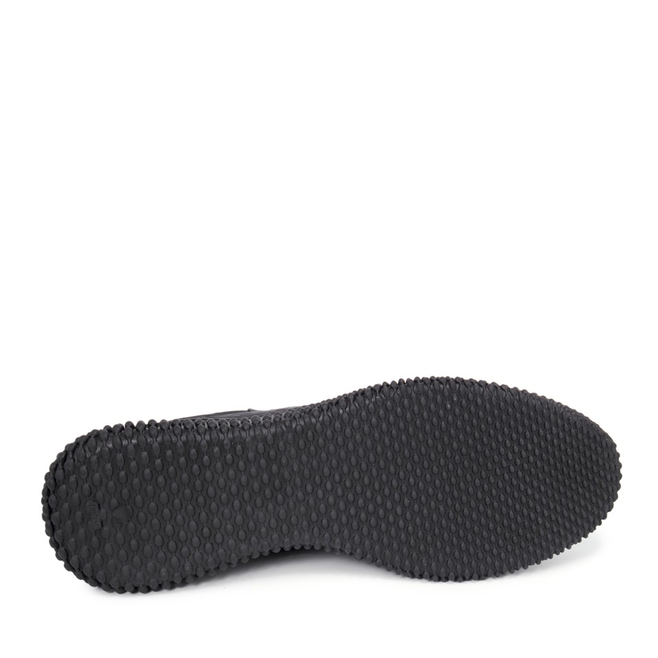 Zeytuk Siyah Hakiki Deri Erkek Sneakers