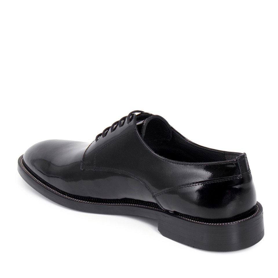 Zeytuk Siyah Hakiki Deri Klasik Erkek Ayakkabı 