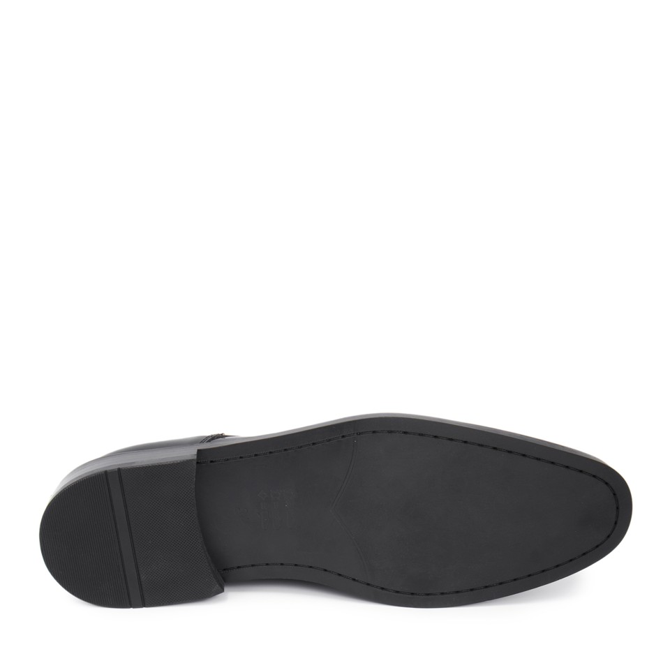 Zeytuk Siyah Hakiki Deri Klasik Erkek Ayakkabı 