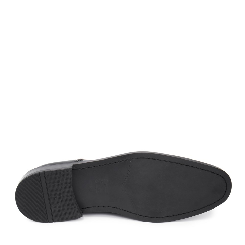 Zeytuk Siyah Hakiki Deri Klasik Erkek Ayakkabı 