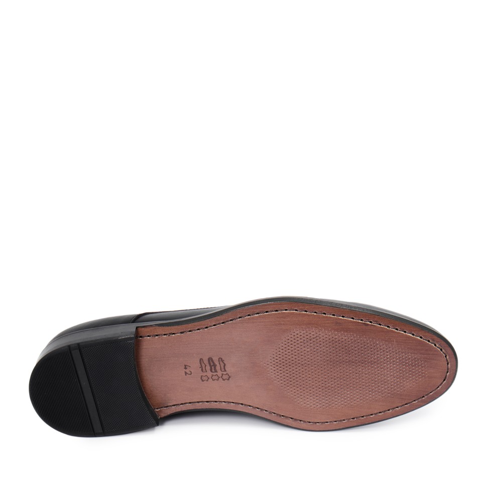 Zeytuk Siyah Hakiki Deri Klasik Erkek Ayakkabı 