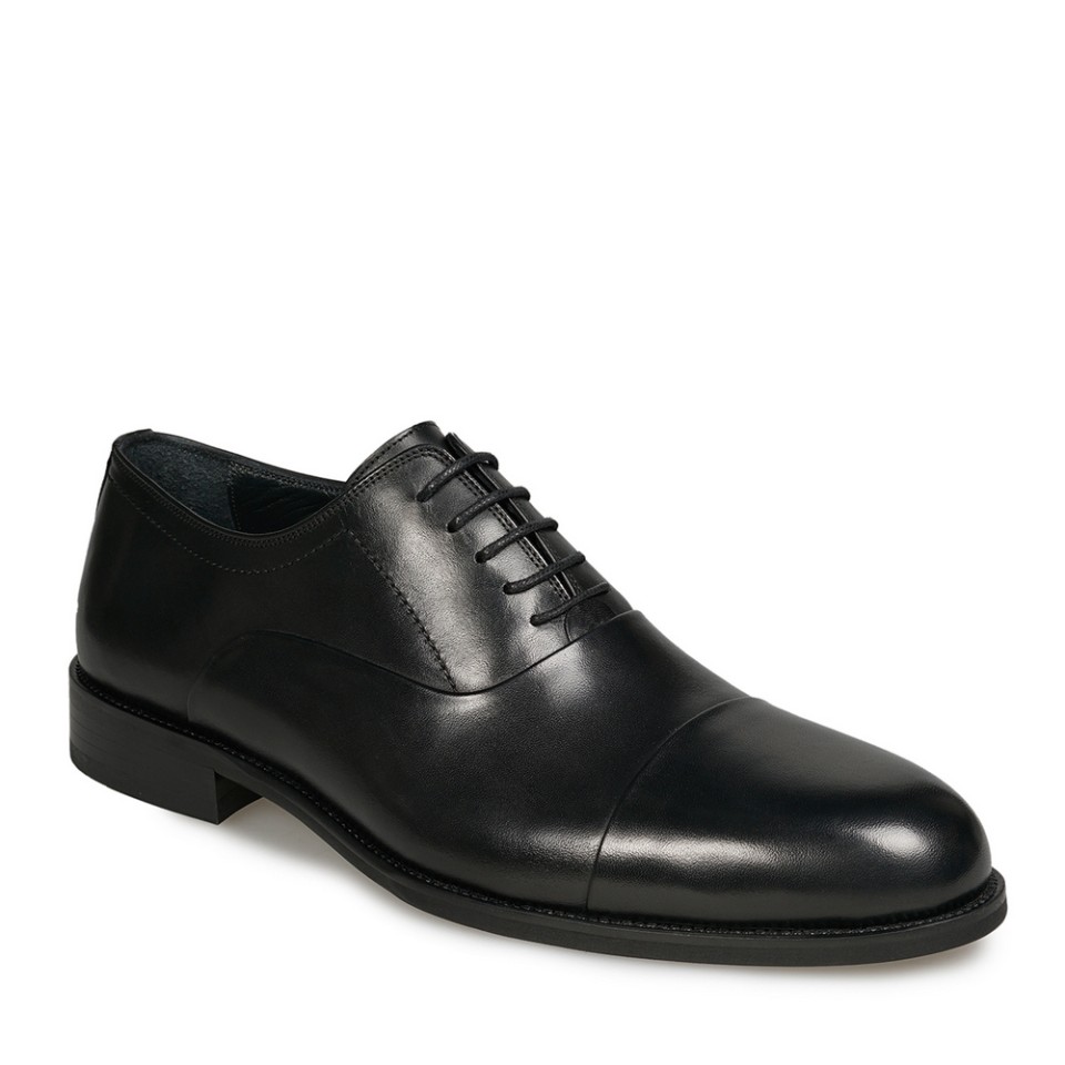 Zeytuk Siyah Hakiki Deri Klasik Erkek Ayakkabı 