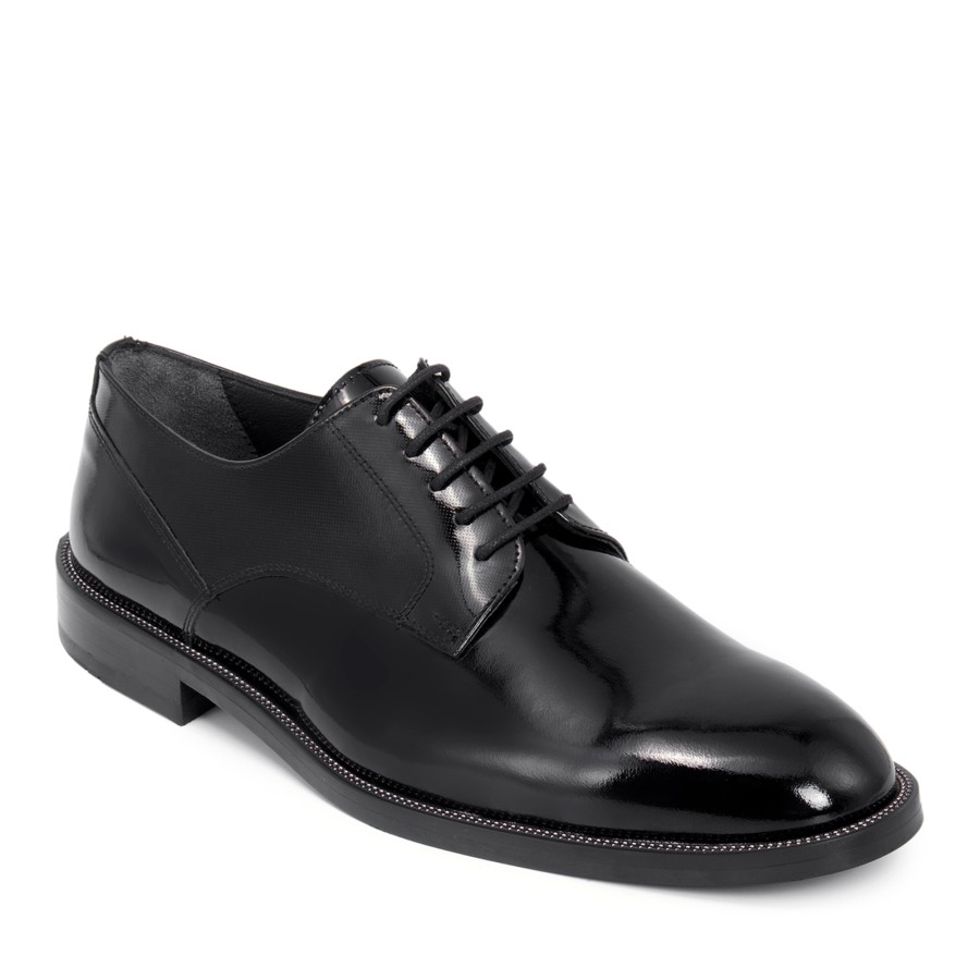 Zeytuk Siyah Hakiki Deri Klasik Erkek Ayakkabı 