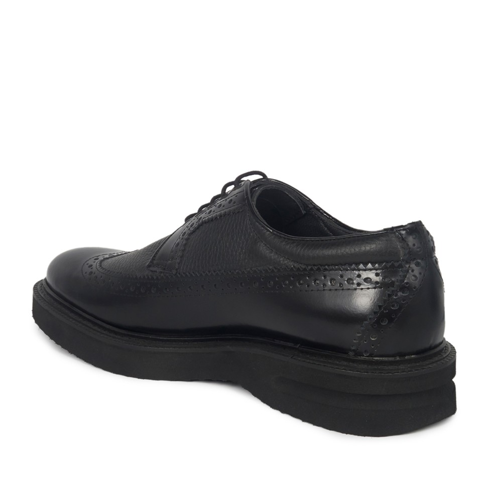 Zeytuk Siyah Hakiki Deri Klasik Erkek Ayakkabı