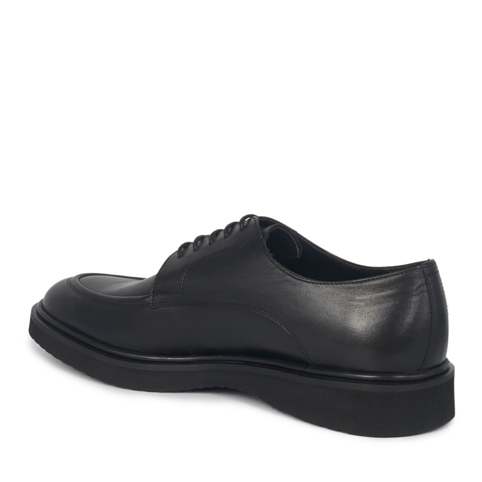 Zeytuk Siyah Hakiki Deri Klasik Erkek Ayakkabı