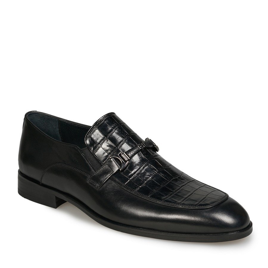 Zeytuk Siyah Hakiki Deri Klasik Erkek Ayakkabı 