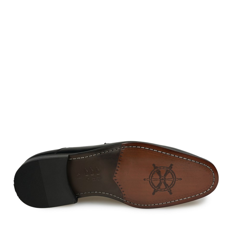 Zeytuk Siyah Hakiki Deri Klasik Erkek Ayakkabı