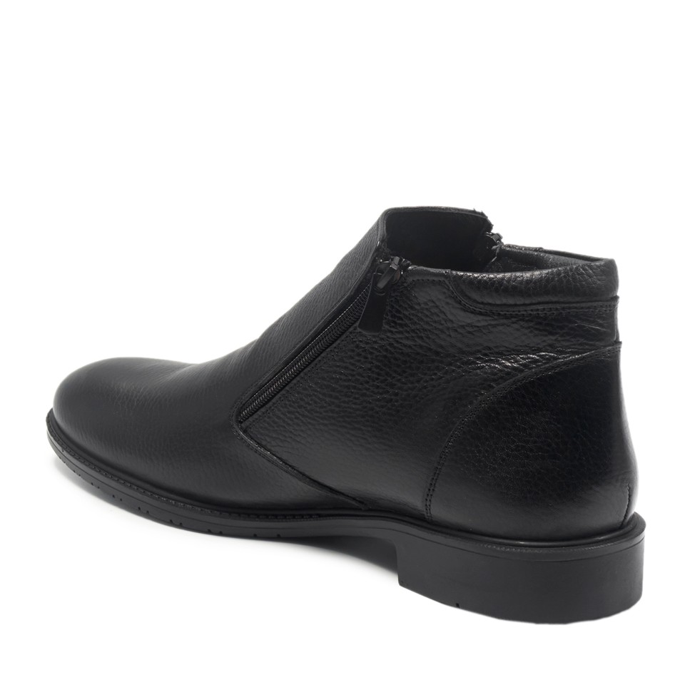 Zeytuk Siyah Hakiki Deri Klasik Erkek Bot 