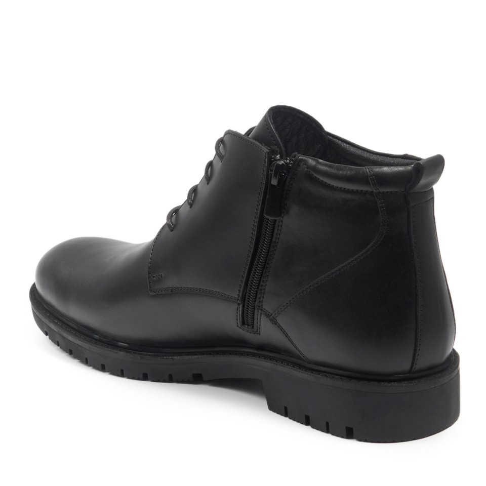 Zeytuk Siyah Hakiki Deri Klasik Erkek Bot