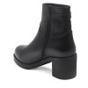 Zeytuk Siyah Klasik Deri Kadın Bot 