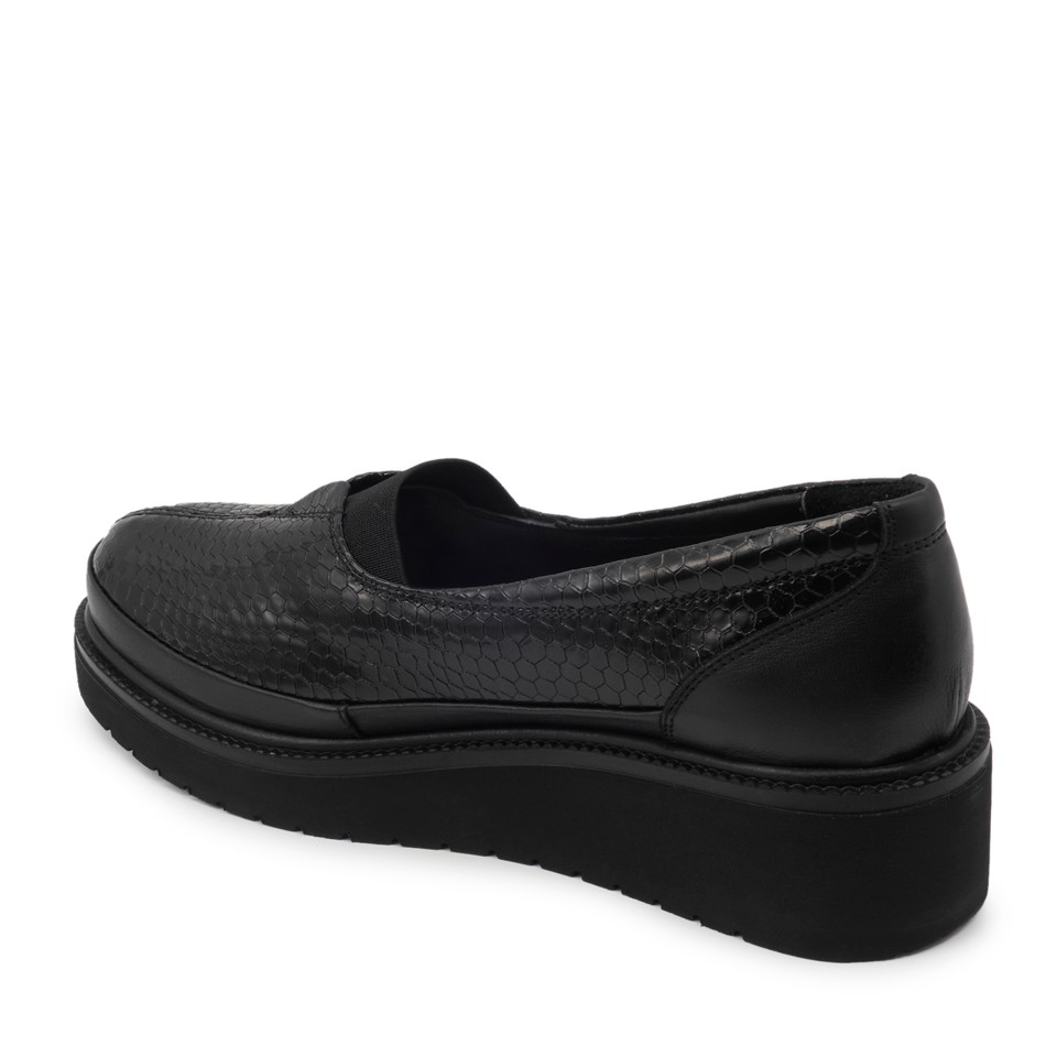 Zeytuk Siyah Rugan Casual Kadın Ayakkabı