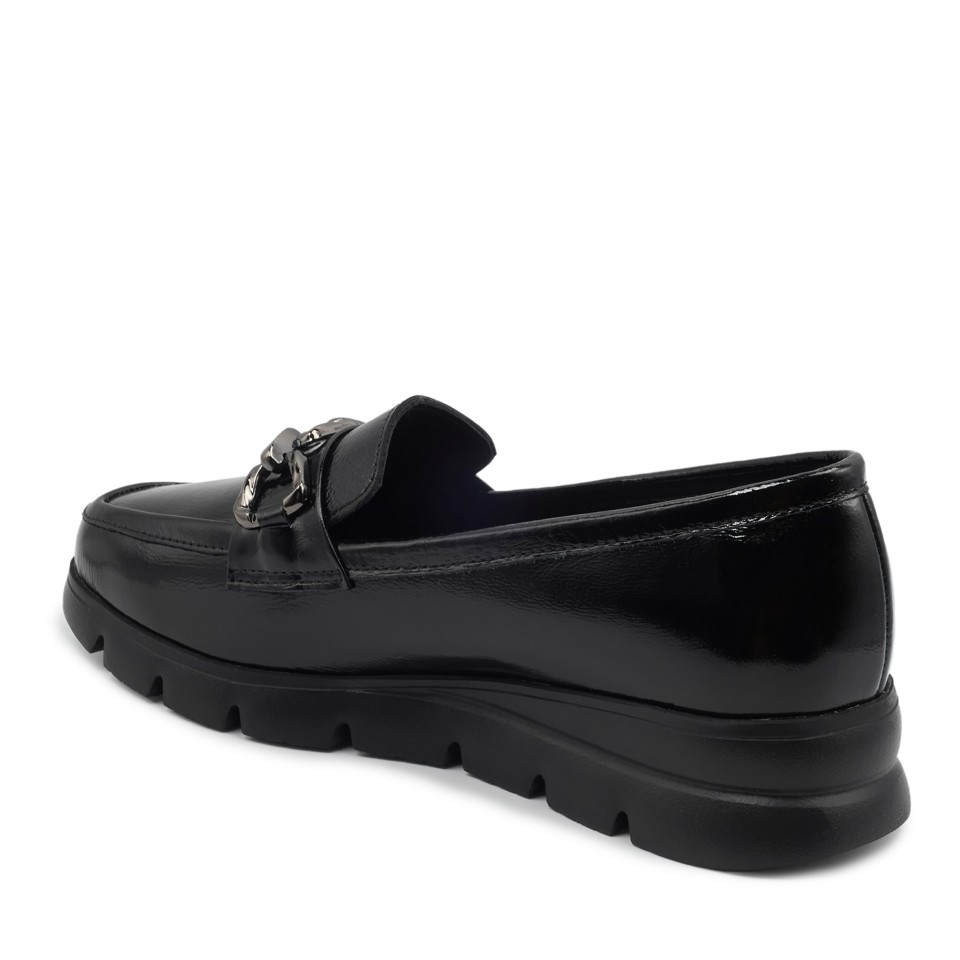 Zeytuk Siyah Rugan Casual Kadın Ayakkabı